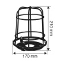 Protection grid for rotating beacon