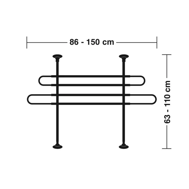 GRG-1, 2 sections dog cargo guard