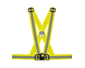 X-Belt, safety reflective cross belt - Yellow