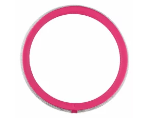 Amio steering wheel cover SWC-36-M - Ø 37-39 cm- Pink/Silver