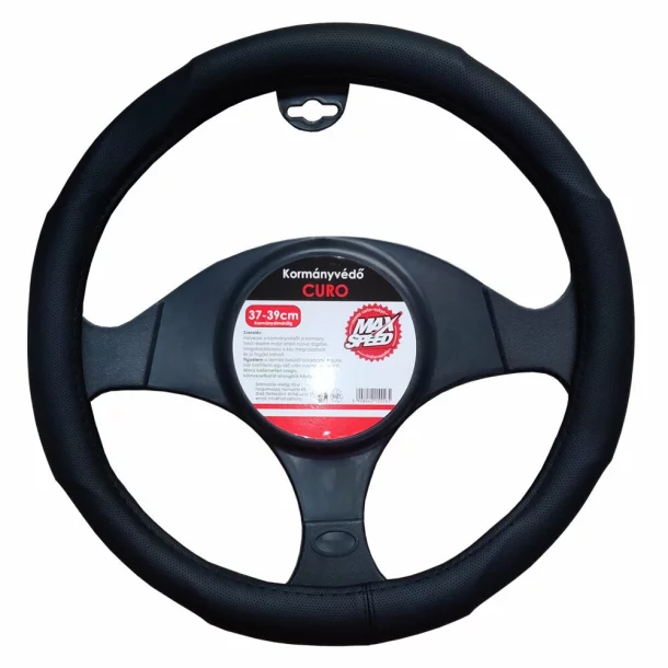 Curo steering wheel cover - M - Ø 37/39 cm - Black