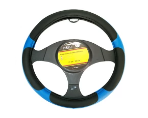 Husa volan Sport Filson - M - Ø 37-39cm - Negru/Albastru