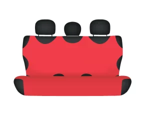 Koszulki póló hátsó üléshuzat - 2 darabos - Piros