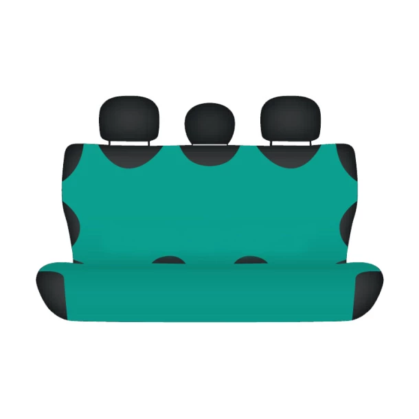 Huse bancheta spate maieu Koszulki 2buc - Verde