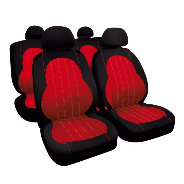 Alyssa seat covers 9pcs - Red