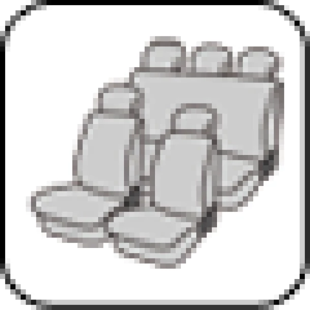 Eco Class Turbo, üléshuzat szett 11db - Kék