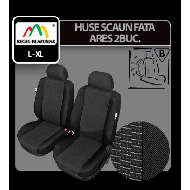 Huse scaun fata Ares 2buc Extra Super Airbag - Marimea XL