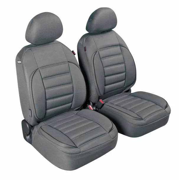 De-Luxe Sport Edition, high-quality front seat covers - Grey