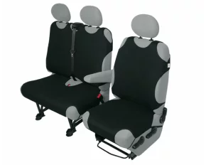 Kegel undershirt seat covers Delivery Van 1+2Seats - Black