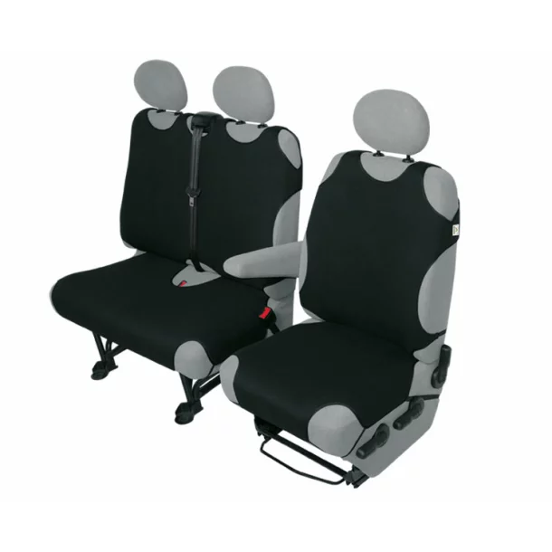 Kegel undershirt seat covers Delivery Van 1+2Seats - Black