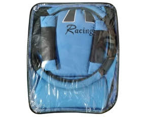 Racing seat covers 13pcs - Black/Blue