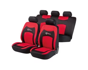 Hastings seat covers 12pcs - Black/Red