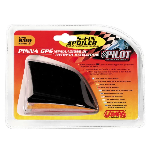 Imitatie antena GPS - Fin Spoiler 2 - Negru