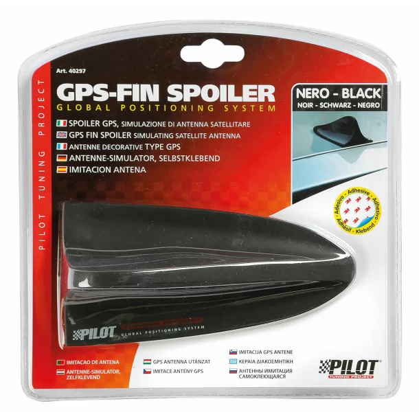 Imitatie antena GPS - Fin Spoiler - Negru