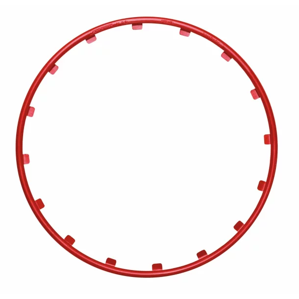 Rim Ringz, Set of 4 wheel protections - Red - 15&#039;&#039;