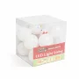 Instalație de pom cu LED - om de zăpadă - 10 LED-uri - 1,1 metri - alb cald - 3 x AA