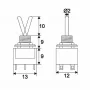 Intrerupatoare cu brat2 circuit3A-250VON-ON