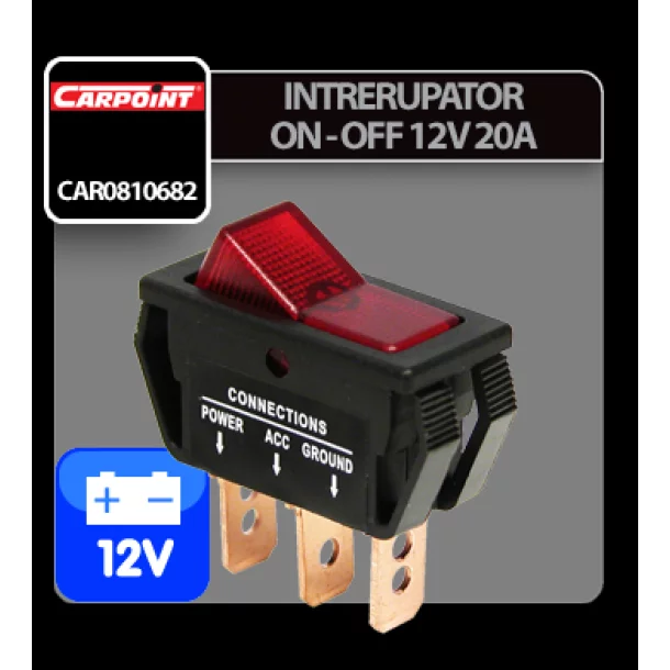 Intrerupator On-Off 12V 20A