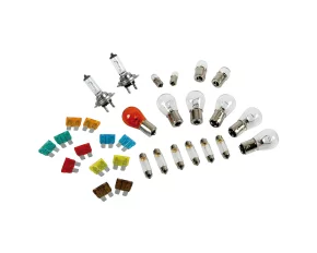Spare lamps kit 30 pcs, 24V - 2xH7 halogen