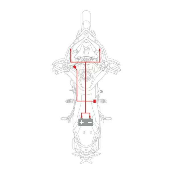 Kábelkészlet motoros projektorok csatlakoztatásához, 12V