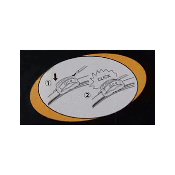 Carxpert flat ablaktörlő -  58 cm (23“) - 1db