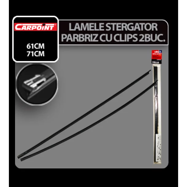 Carpoint - 61 cm - with spine - 6,5 mm - 2 pcs