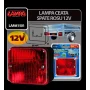 Auxiliary rear red light 12V