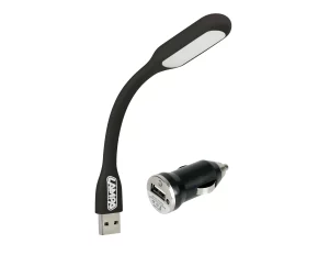 COB LED-es flexibilis Lámpa + USB töltő 12/24V