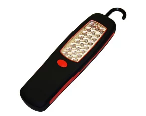 Kamar 24 LED-es szerelőlámpa - Fekete/Piros