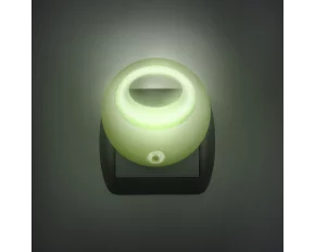 Lampa de veghe cu LED si senzor de lumina - verde