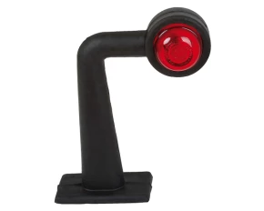 Lampa gabarit camion cu brat 90° cu bec 24V Filson - Alb/Rosu