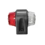 Side light with LED 24V - White/Red