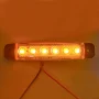 Lampa gabarit cu 6 LED-uri 12/24V set 4buc - Galben