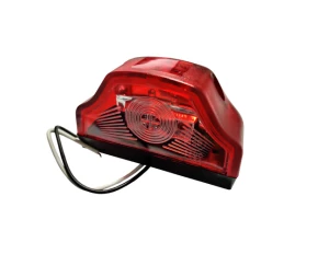 License plate light with LED lightings 12/24V - Red/White