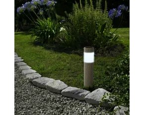 Lampă solară LED – imitație de piatră