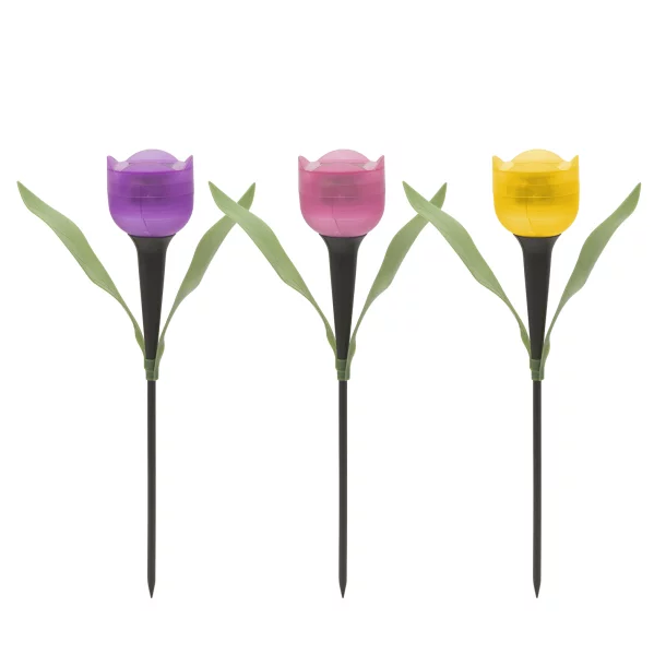 Solar Powered LED Tulip Light