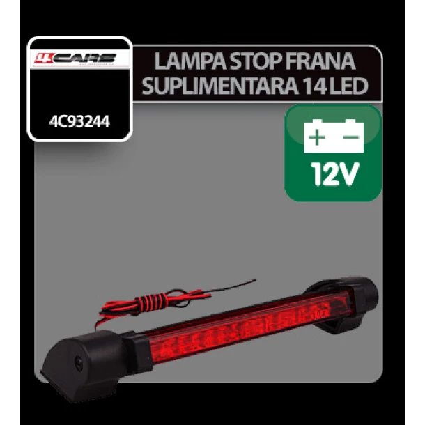 Lampa stop frana suplimentara cu 14 LED 12V 4Cars