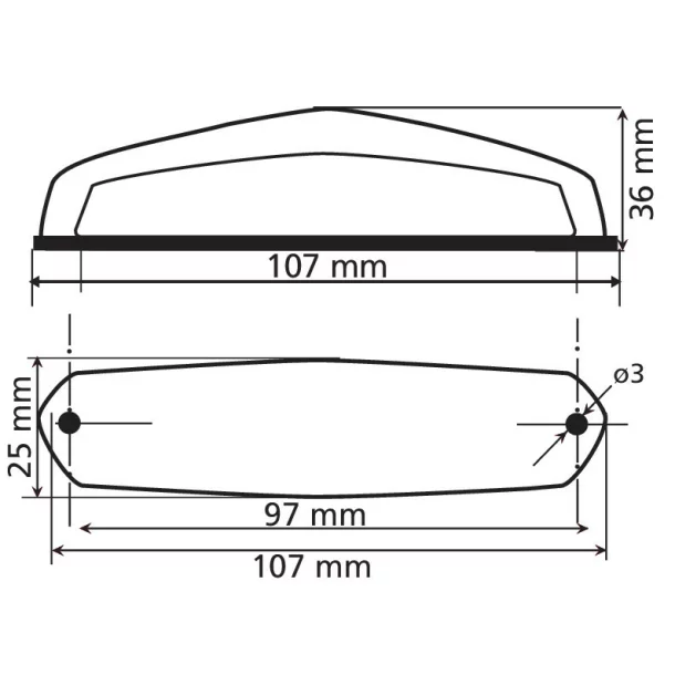 Hirox, Led tail light, 12V