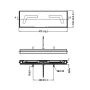 Lampa stop spate 102LED cu cablu 12/24V KMR1 375,2x130,2mm - Dreapta