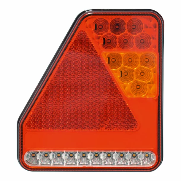 Hátsó stop lámpa LED-es 6funkciós 185x210mm Carpoint - Jobb