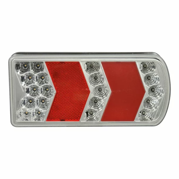 Hátsó stop lámpa LED-es 7funkciós 227x106mm Carpoint - Jobb