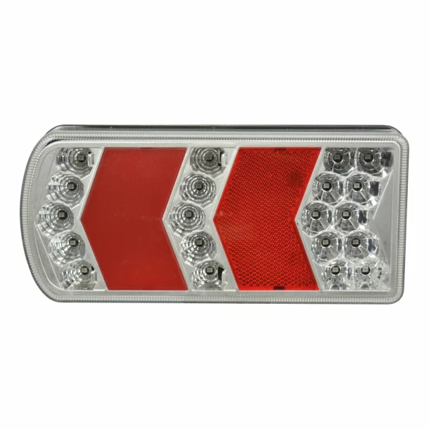 Hátsó stop lámpa LED-es 7funkciós 227x106mm Carpoint - Bal