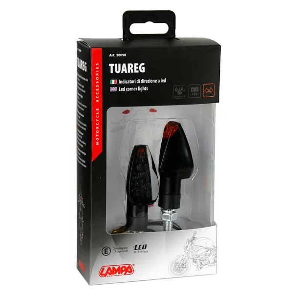 Lampi semnalizare directie mers Tuareg LED 12V 2buc - Negru