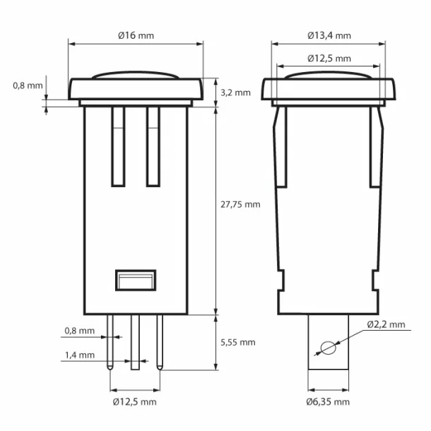 Lumina semnal220V