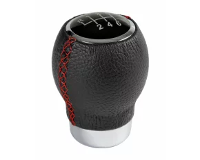 Ikon Sport shift knob with speeds drawing - Black/Red