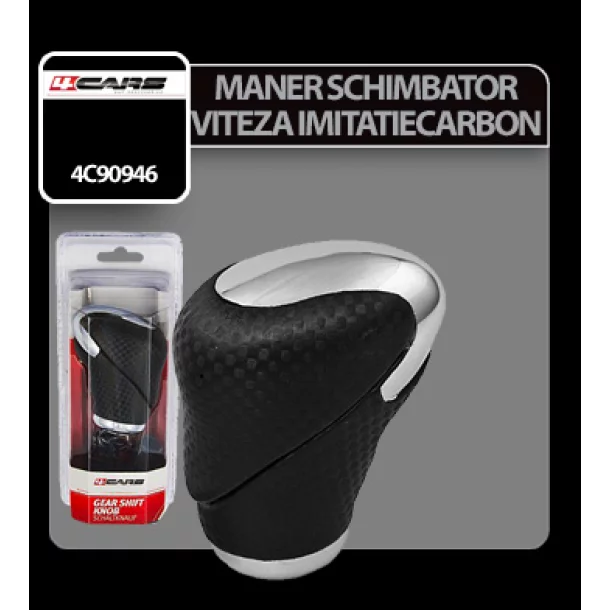 Maner schimbator viteza imitatie carbon si crom 4Cars