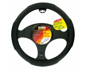 Kuro, TPE steering wheel cover - M - Ø 37/39 cm - Black
