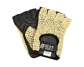 Pilot-1 half finger driving gloves - M - Black - Resealed