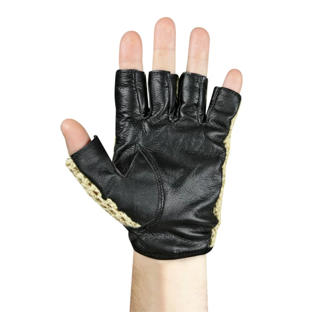 Pilot-1 half finger driving gloves - M - Black - Resealed