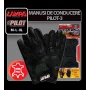 Manusi de conducere Pilot-3 - M - Negru